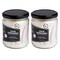 2 Pieces Vanilla Two Pack Odor Eliminating Highly Fragranced Candle - Eliminates 95% of Pet, Smoke, Food, and Other Smells Quickly - Up to 80 Hour Burn time - 12 Ounce Premium Soy Blend